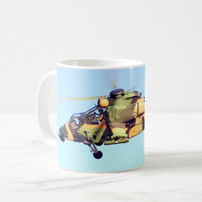 TIGER ATTACK HELICOPTER (Australien) Kaffemugg (Framsida vänster)