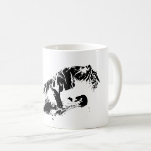 Tiger Attacker Kaffemugg