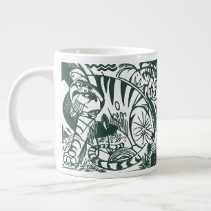 Tiger av Franz Marc, Vintage expressionism konst Jumbo Mugg