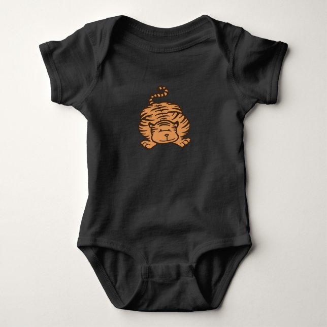 Tiger Baby Bodydress T Shirt (Framsida)