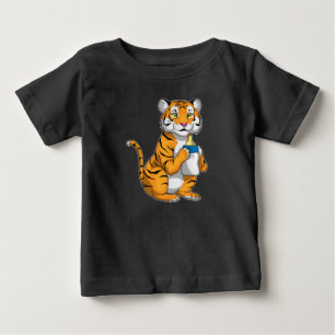 Tiger Baby Mjölk flaska T Shirt