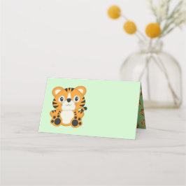 Tiger Baby Shower Safari Placeringskort