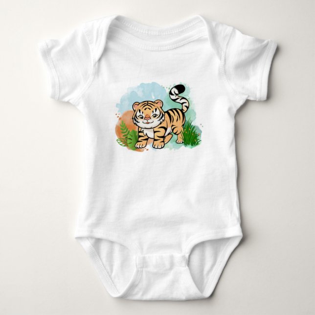 Tiger Baby T Shirt (Framsida)