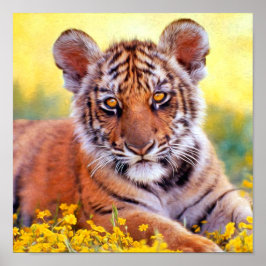 Tiger Baby Unge Poster