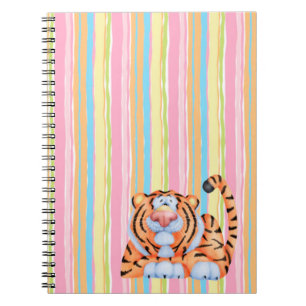 Tiger - bärbar dator anteckningsbok med spiral