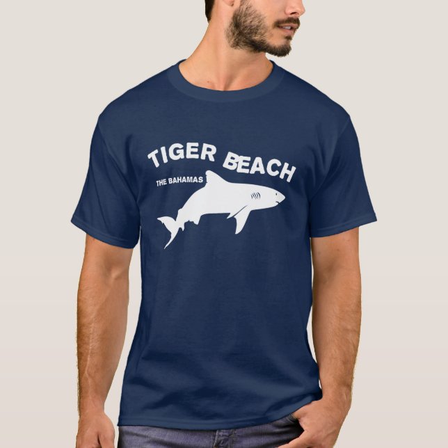 Tiger Beach - Bahamas | Dykning med hajar T Shirt (Framsida)