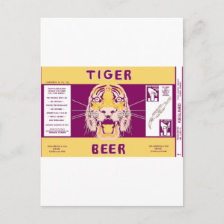 Tiger Beer Manhattan Brewing Chicago Illinois Can Vykort
