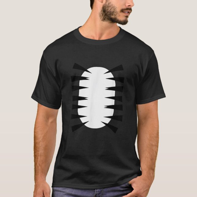 Tiger Belly Halloween Costume with Rand Bengal T Shirt (Framsida)