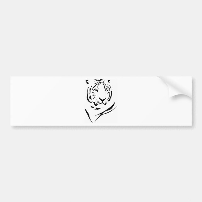 Tiger Bildekal (Framsidan)