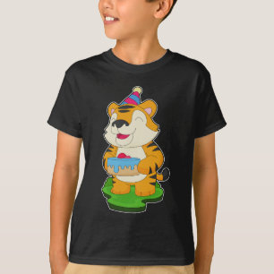 Tiger Birthday Cake T Shirt