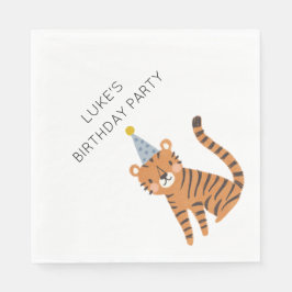 Tiger Birthday Pappersservett
