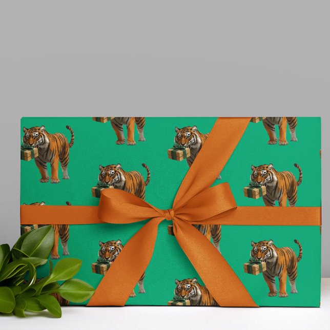Tiger Birthday Presentpapper (Skapare uppladdad)