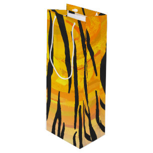 Tiger Black and Orange Print