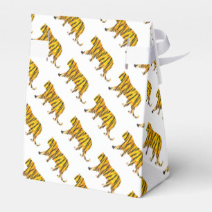Tiger Black and Orange Print Presentaskar