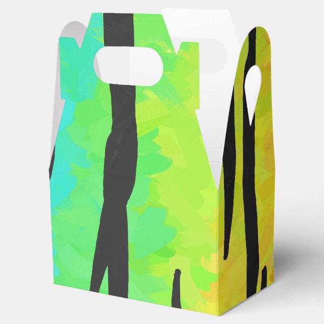 Tiger Black and Rainbow Gifts Presentaskar (Öppnad)