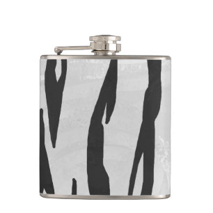 Tiger Black and White Print Fickplunta