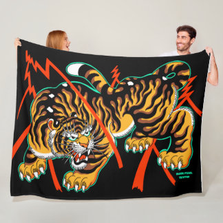 Tiger Blanket av Pliz Fleecefilt