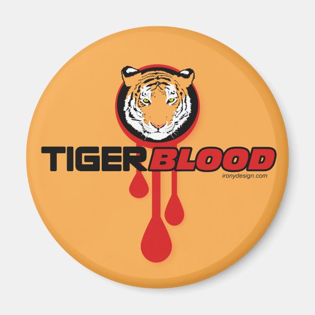 Tiger Blood Magnet (Framsidan)