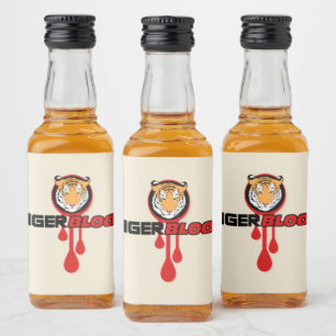 Tiger Blood Spritflaskor Etikett