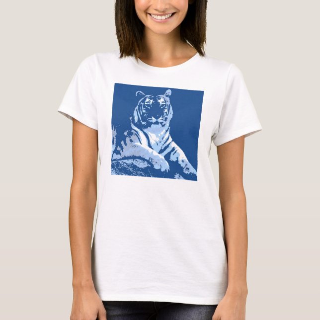 Tiger Blue T Shirt (Framsida)