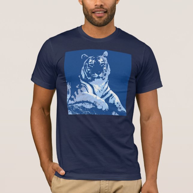 Tiger Blue Tee (Framsida)