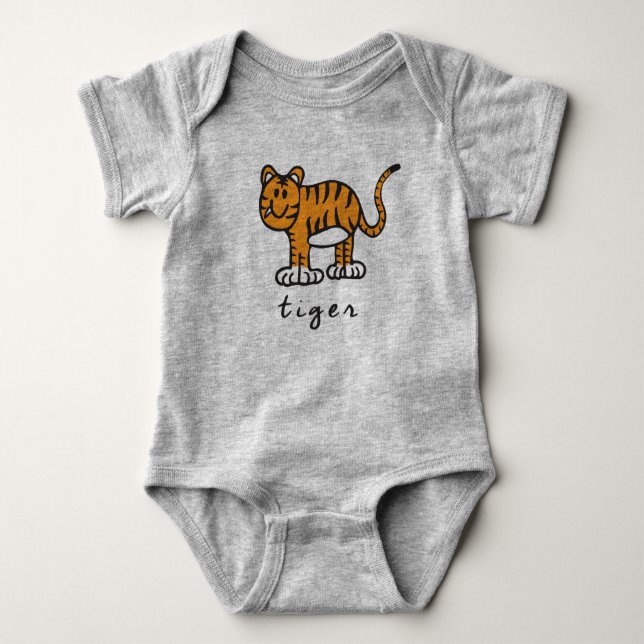 Tiger Bodykostym eller One Biet (ingen underbas vi T Shirt (Framsida)