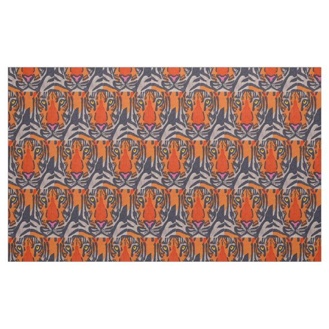 Tiger - Bomullstwilltyg Tyg (Fat Quarter)