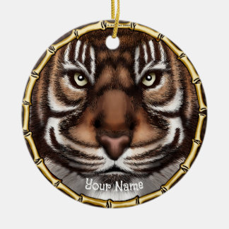 Tiger Bones Julgransprydnad Keramik