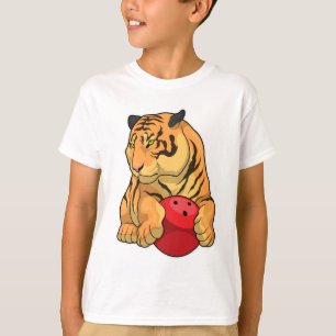 Tiger Bowling ball T Shirt