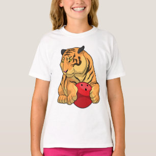 Tiger Bowling ball T Shirt