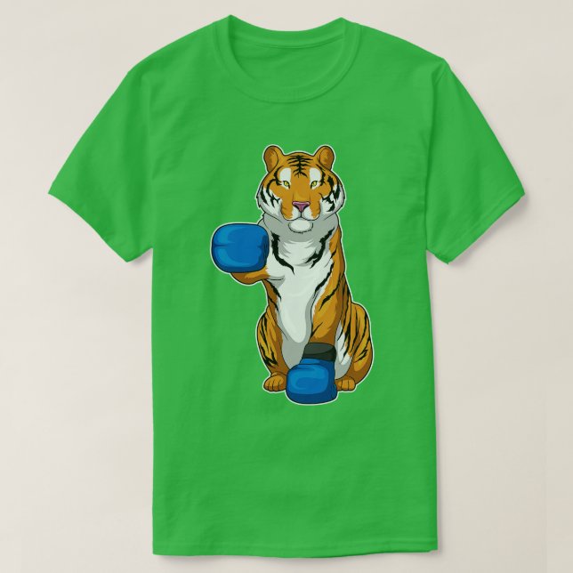 Tiger Boxer Boxing handskar T Shirt (Design framsida)