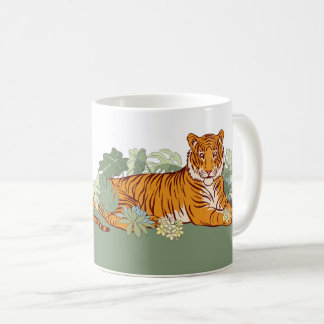Tiger Boy party, djungel Kaffemugg
