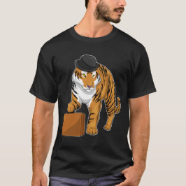 Tiger Briefcase T Shirt