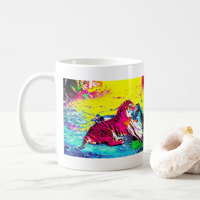 Tiger Bright Kaffemugg (Med munk)