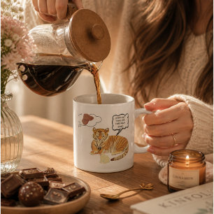 Tiger & Bunny Mugg – Rolig djurkomedi Jumbo Mugg