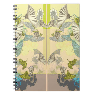 Tiger Butterfly Spiral Photo Notebook Anteckningsbok