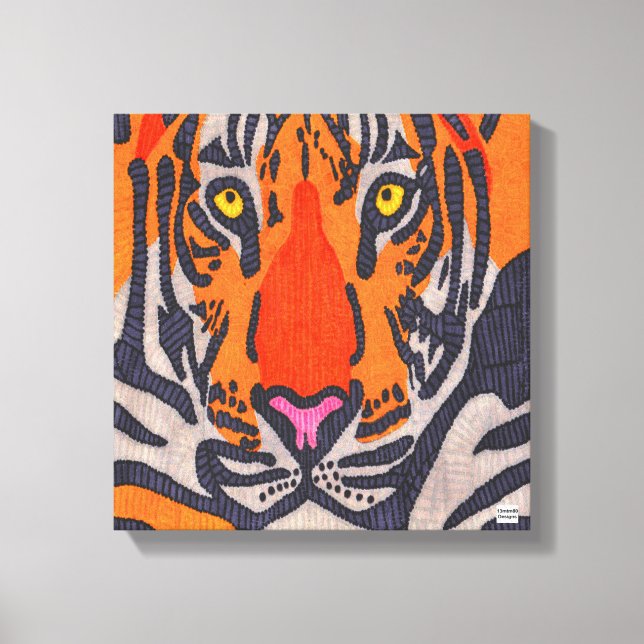 Tiger - Canvastryck (Framsida)