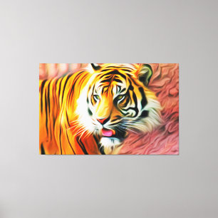 Tiger Canvastryck