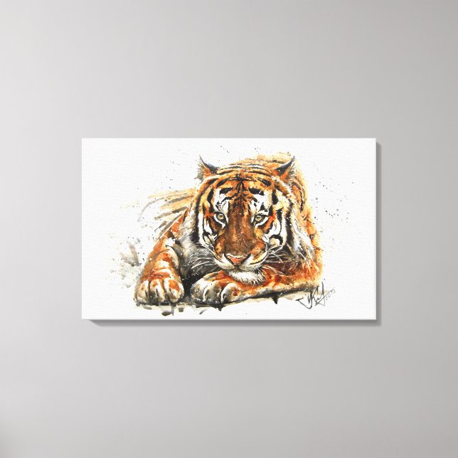 Tiger Canvastryck (Framsida)