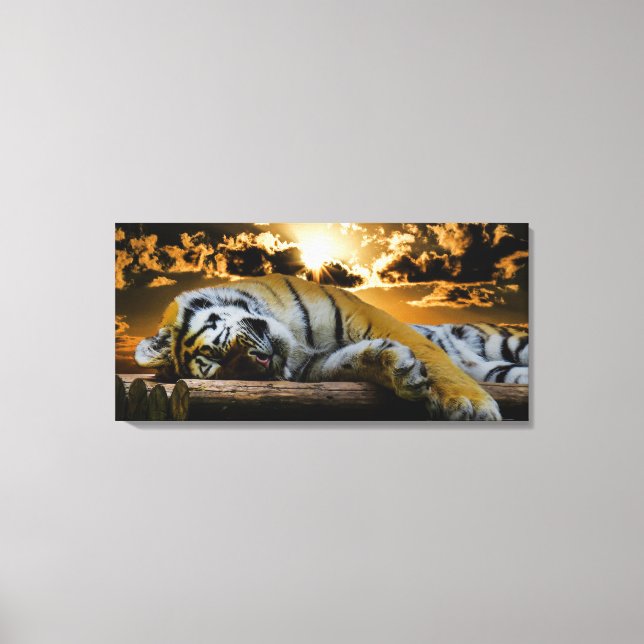 Tiger Canvastryck (Framsida)