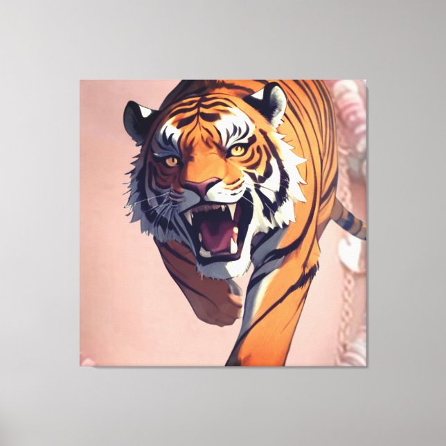 TIGER  CANVASTRYCK (Framsida)