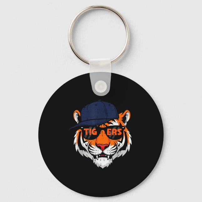 Tiger Cap Boys Youth Teen Kids Men Women Girls  Nyckelring (Framsida)