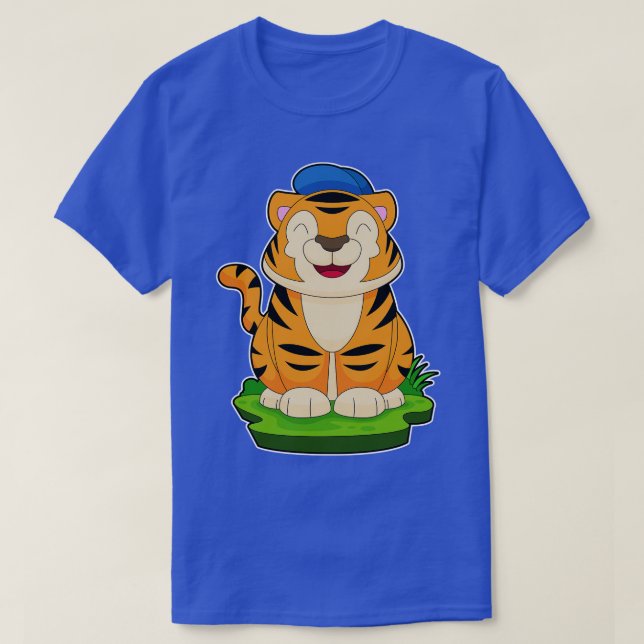 Tiger Cap T Shirt (Design framsida)