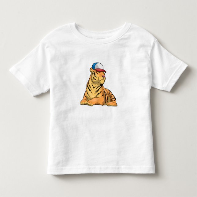 Tiger Cap T Shirt (Framsida)