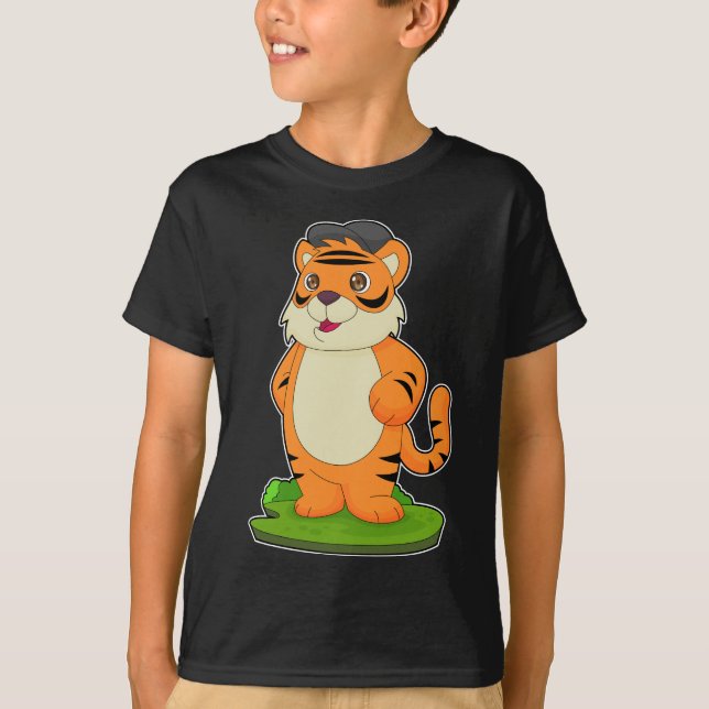 Tiger Cap T Shirt (Framsida)