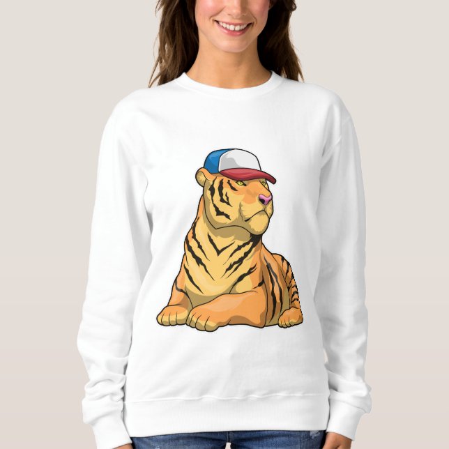 Tiger Cap T Shirt (Framsida)
