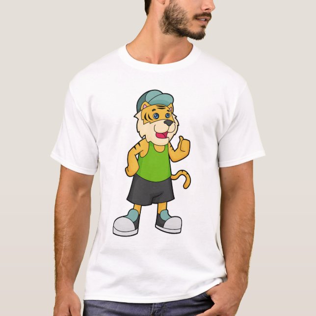 Tiger Cap T Shirt (Framsida)