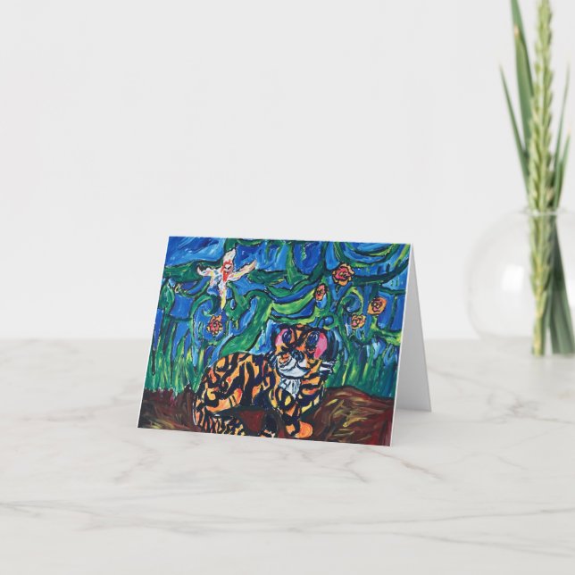 Tiger Card Tack Kort (Framsida)