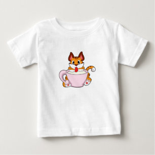 Tiger cat med Kopp i Mjölk.PNG T Shirt