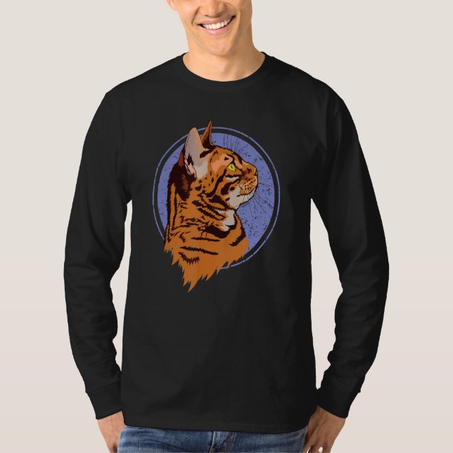 Tiger Cat T Shirt (Framsida)